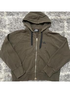 Women's Brown and Khaki Hoody